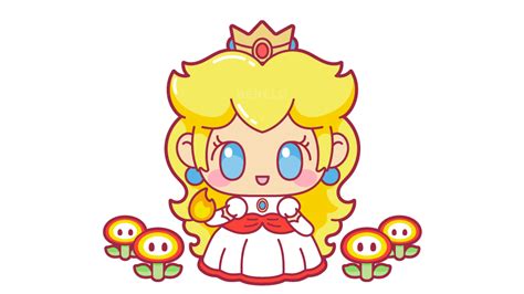 dibujos de peach|princesa peach dibujo kawaii.